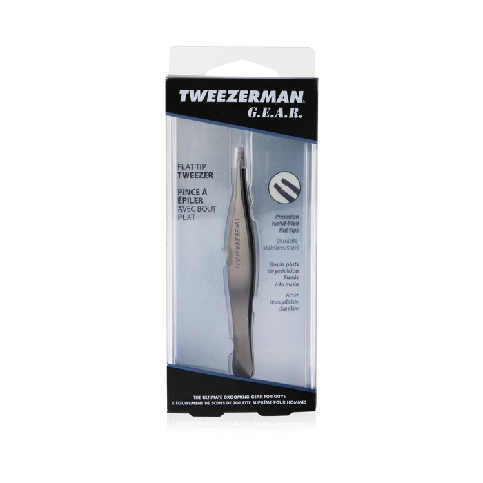 Tweezerman G.E.A.R. Flat Tip Tweezer 1pcProduct Thumbnail