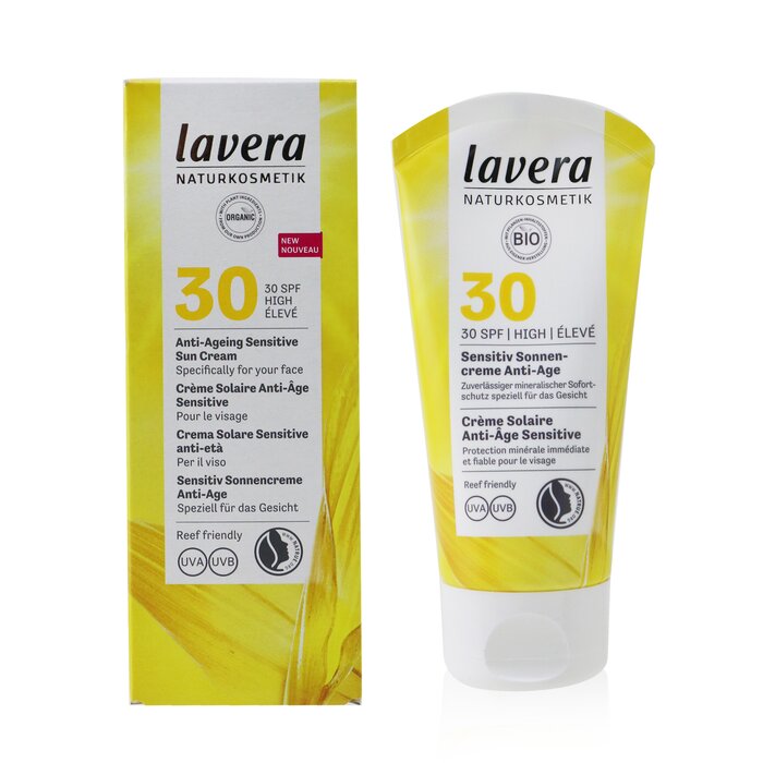 Lavera Sensitive Sun Cream SPF 30 - Anti-Ageing 50ml/1.8ozProduct Thumbnail