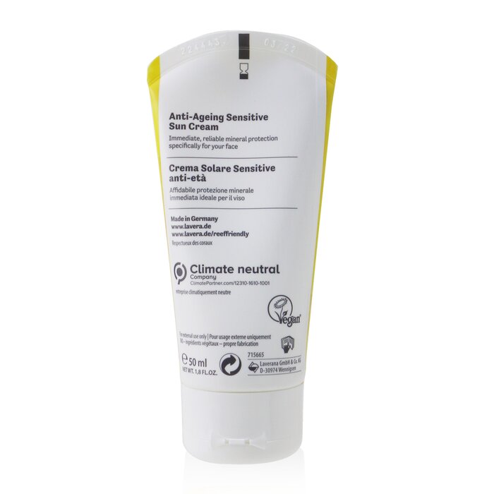 Lavera Sensitive Sun Cream SPF 30 - Anti-Ageing 50ml/1.8ozProduct Thumbnail
