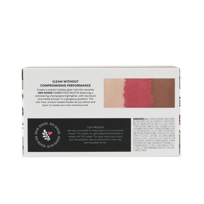 BareMinerals لوحة الوجه Gen Nude Ombre (أحمر خدود، برونزر، هايلايتر) (دفعة محدودة) 7g/0.25ozProduct Thumbnail