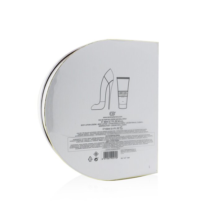 Carolina Herrera Good Girl Coffret: Eau De Parfum Legere Spray 80ml/2.7oz + Body Lotion 100ml/3.4oz 2pcsProduct Thumbnail