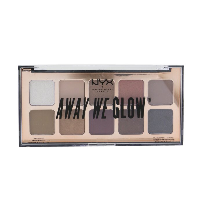NYX Away We Glow Shadow Palette (10x Eyeshadow) 10x1g/0.03ozProduct Thumbnail