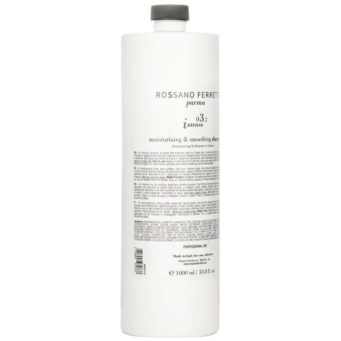 Rossano Ferretti Parma Intenso 03.2 Moisturising & Smoothing Shampoo (Salon Product) 1000ml/33.8ozProduct Thumbnail