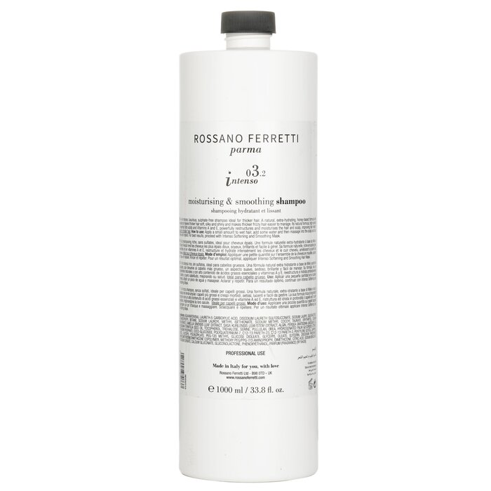 Rossano Ferretti Parma Intenso 03.2 Moisturising & Smoothing Shampoo (Salon Product) 1000ml/33.8ozProduct Thumbnail