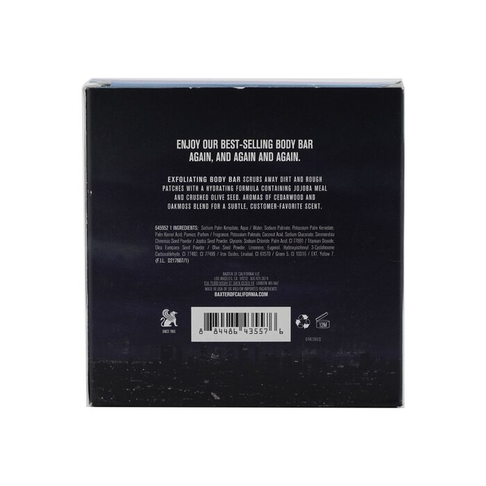 Baxter Of California Exfoliating Body Bar Trio (Cedarwood & Oakmoss Essence) - For All Skin Types 3x198g/7ozProduct Thumbnail