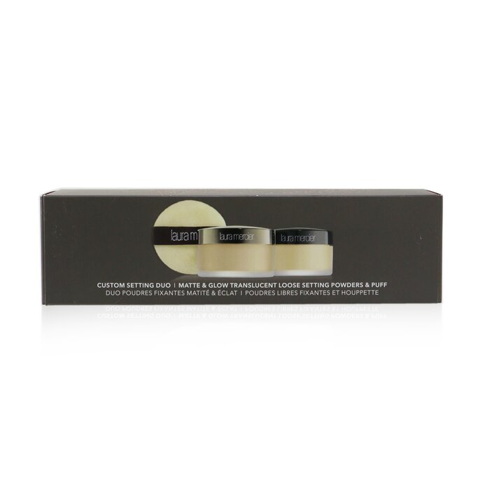 Laura Mercier Matte & Glow Translucent Loose Setting Powders & Puff Duo (2x Loose Setting Powder, 1x Mini Velour Puff) 2x9.3g/0.33ozProduct Thumbnail