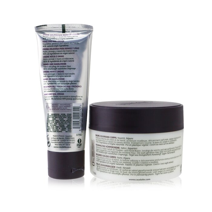 Caudalie Cocooning Body Care Set: Vine Body Butter 225ml/7.6oz + Hand and Nail Cream 75ml/2.5oz 2pcsProduct Thumbnail