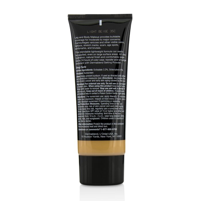 Dermablend Leg and Body Make Up Buildable Liquid Body Foundation Sunscreen Broad Spectrum SPF 25 100ml/3.4ozProduct Thumbnail