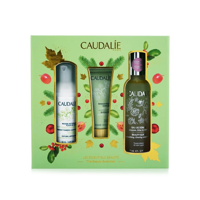 Caudalie 歐緹麗  美容必備套裝：Beauty Elixir 100ml+ 即時泡沫潔面乳 50ml+ 乙醇酸去角質 15ml 3pcsProduct Thumbnail
