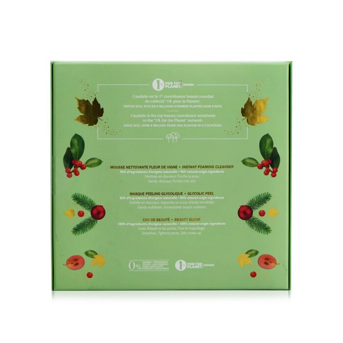 Caudalie 歐緹麗  美容必備套裝：Beauty Elixir 100ml+ 即時泡沫潔面乳 50ml+ 乙醇酸去角質 15ml 3pcsProduct Thumbnail