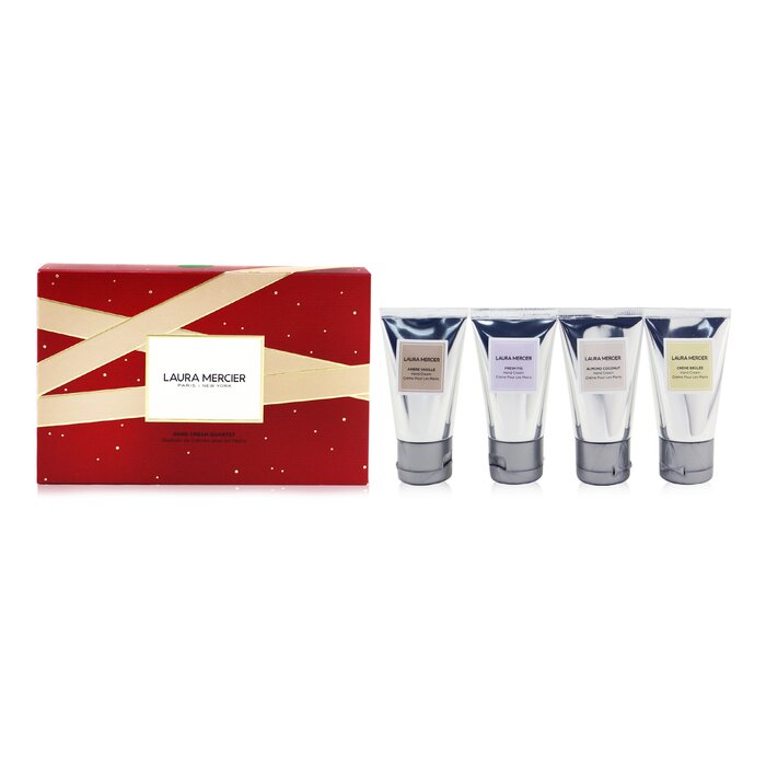 Laura Mercier Hand Cream Quartet Set: Fresh Fig + Almond Coconut + Ambre Vanille + Creme Brulee Hand Cream - 4x30g/1oz 4x30g/1ozProduct Thumbnail