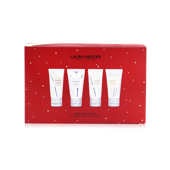 Laura Mercier Hand Cream Quartet Set: Fresh Fig + Almond Coconut + Ambre Vanille + Creme Brulee Hand Cream - 4x30g/1oz 4x30g/1ozProduct Thumbnail