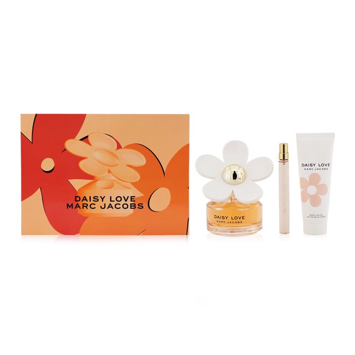 Marc Jacobs Daisy Love Набор: Туалетная Вода Спрей 100мл/3.4унц + Лосьон для Тела 75мл/2.5унц + Туалетная Вода Спрей 10мл/0.33унц 3pcsProduct Thumbnail