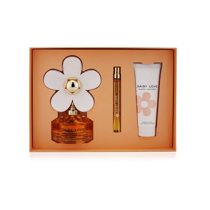 Marc Jacobs Daisy Love Набор: Туалетная Вода Спрей 100мл/3.4унц + Лосьон для Тела 75мл/2.5унц + Туалетная Вода Спрей 10мл/0.33унц 3pcsProduct Thumbnail