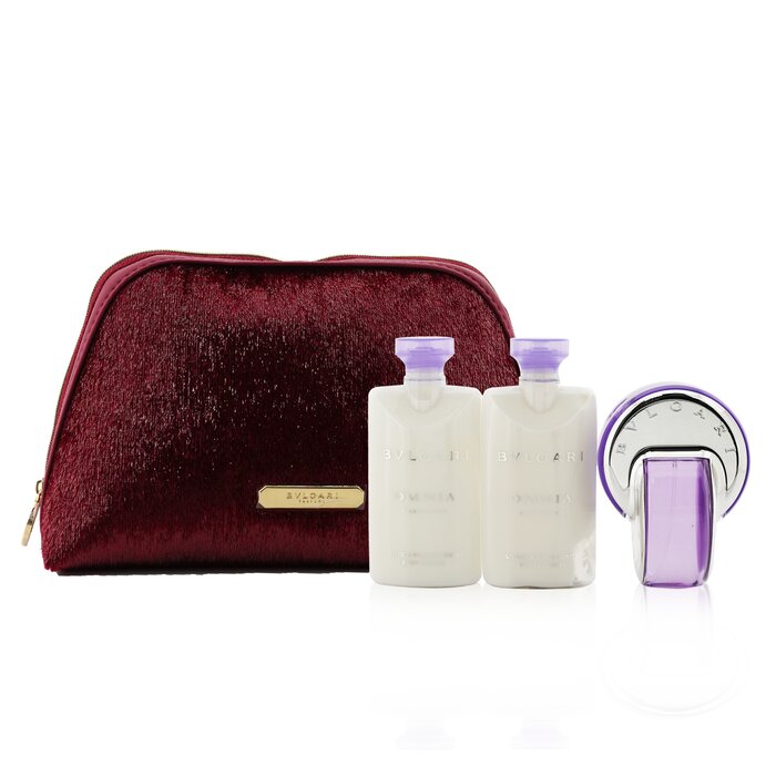 Bvlgari Omnia Amethyste Coffret: Eau De Toilette Spray 65ml/2.2oz + 2xBody Lotion 75ml/2.5oz + Pouch 3pcs+PouchProduct Thumbnail