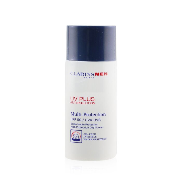 Clarins Clarinsmen UV Plus Anti-Pollution Multi-Protection SPF 50 UVA-UVB (High Protection Day Screen, Oil-Free, Invisible & Water Resistant) 50ml/1.7ozProduct Thumbnail