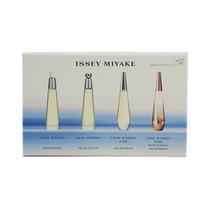 Issey Miyake L'Eau d'Issey Mini Coffret: Eau De Toilette 3.5ml +Eau De Parfum 3.5ml +Pure Eau De Parfum 3.5ml +Pure Nectar De Parfum 3.5ml 4pcsProduct Thumbnail
