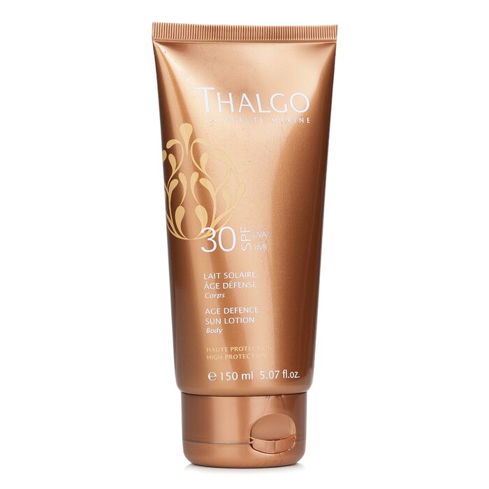 Thalgo غسول شمسي Age Defence SPF 30 حماية من الأشعة فوق البنفسجية (أ) و(ب) للجسم (حماية فائقة) 150ml/5.07ozProduct Thumbnail