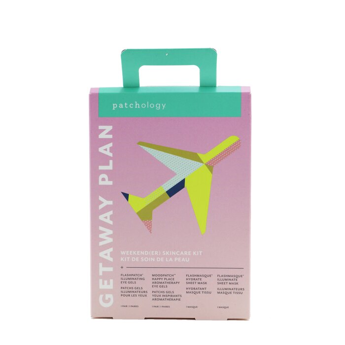 Patchology Getaway Plan Weekend(ER) Skincare Kit: Illuminating Eye Gels + Aromatherapy Eye Gels + Hydrate Sheet Mask + lluminate Sheet Mask 4pcsProduct Thumbnail