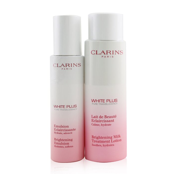 Clarins White Plus Daily Whitening Experts Set: Brightening Milk Treatment Lotion 200ml + Brightening Emulsion 75ml 2pcsProduct Thumbnail