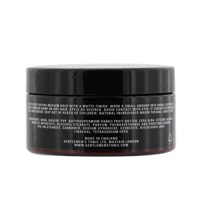 Gentlemen's Tonic Matte Paste (Medium Hold, Matte Finish) 85g/3ozProduct Thumbnail