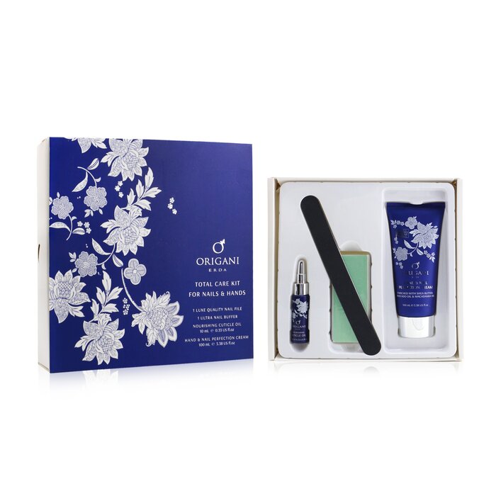 Origani ERDA Total Care Kit For nails & Hands Kit: Cuticle Oil 10ml + Hand & Nail Cream 100ml + Nail File 1pc + Nail Buffer 4pcsProduct Thumbnail