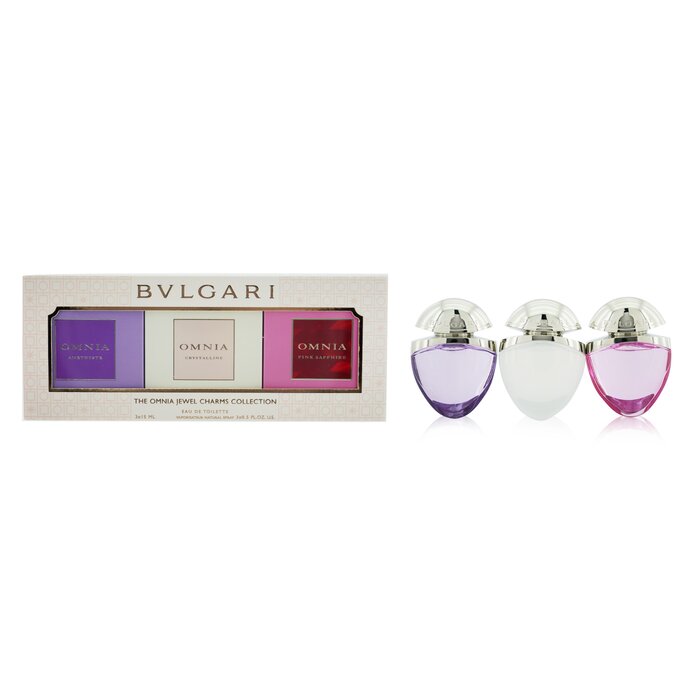 Bvlgari The Omnia Jewel Charms Collection: Amethyste Eau De Toilette Spray + Crystalline Eau De Toilette Spray + Pink Sapphire Eau De Toilette Spray 3x15ml/0.5ozProduct Thumbnail