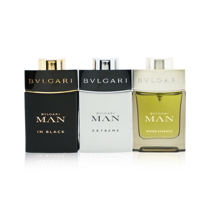 Bvlgari Man Coffret: In Black Eau De Parfum Spray + Extreme Eau De Toilette Spray + Wood Essence Eau De Parfum Spray 3x15ml/0.5ozProduct Thumbnail
