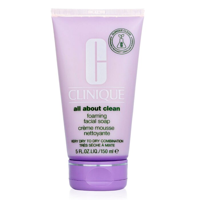 Clinique All About Clean Foaming Facial Soap - Very Dry to Dry Combination Skin  150ml/5ozProduct Thumbnail