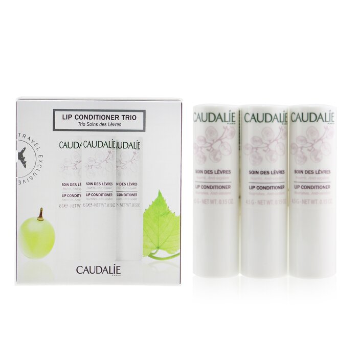 Caudalie Lip Conditioner Trio: 3x Lip Conditioner 4.5g/0.15oz 3x4.5g/0.15ozProduct Thumbnail