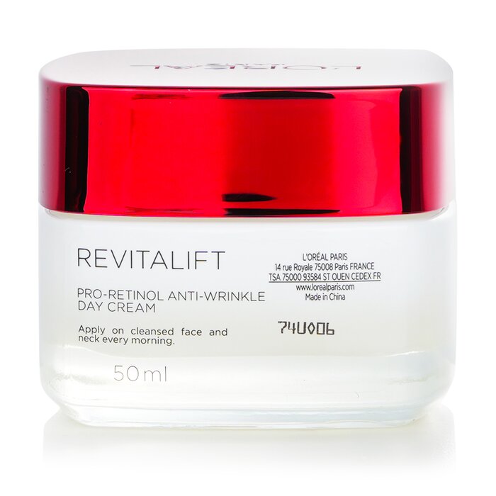 L'Oreal Revitalift Pro-Retinol Anti-Wrinkle Day Cream 50ml/1.7ozProduct Thumbnail
