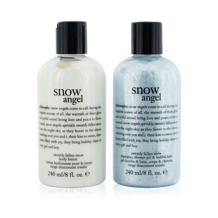 Philosophy Snow Angel Duo: Shower Gel 240ml + Body Lotion 240ml (Box Slightly Damaged) 2pcsProduct Thumbnail