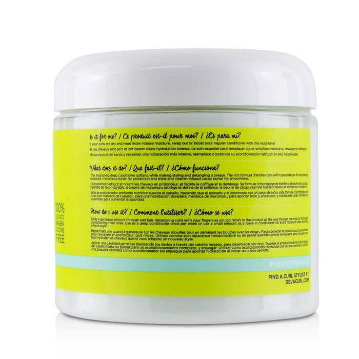 DevaCurl Heaven In Hair (Divine Deep Conditioner - For All Curl Types) 473ml/16ozProduct Thumbnail