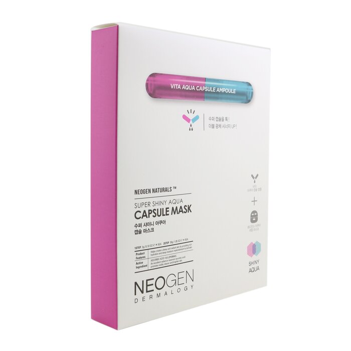 Neogen Super Shiny Aqua Capsule Mask (Exp. Date 05/2021) 5sheetsProduct Thumbnail