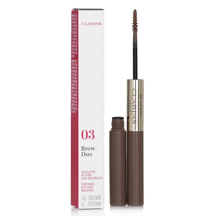 Clarins Brow Duo (1x Brow Pencil, 1x Tinted Mascara) 2.8g/0.06ozProduct Thumbnail