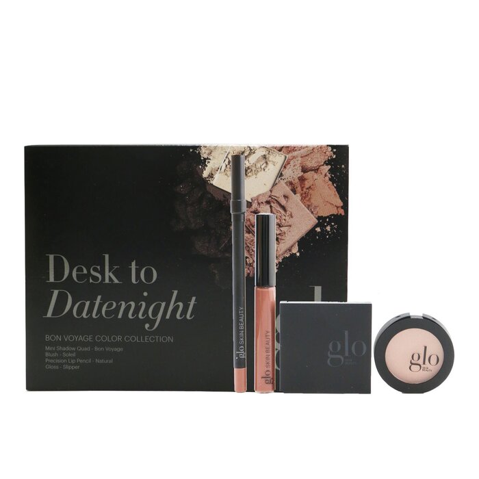 Glo Skin Beauty Desk to Datenight (Mini Shadow Quad + Blush + Lip Pencil + Lip Gloss) 4pcsProduct Thumbnail