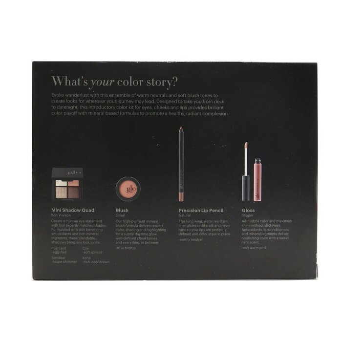 Glo Skin Beauty Desk to Datenight (Mini Shadow Quad + Blush + Lip Pencil + Lip Gloss) 4pcsProduct Thumbnail