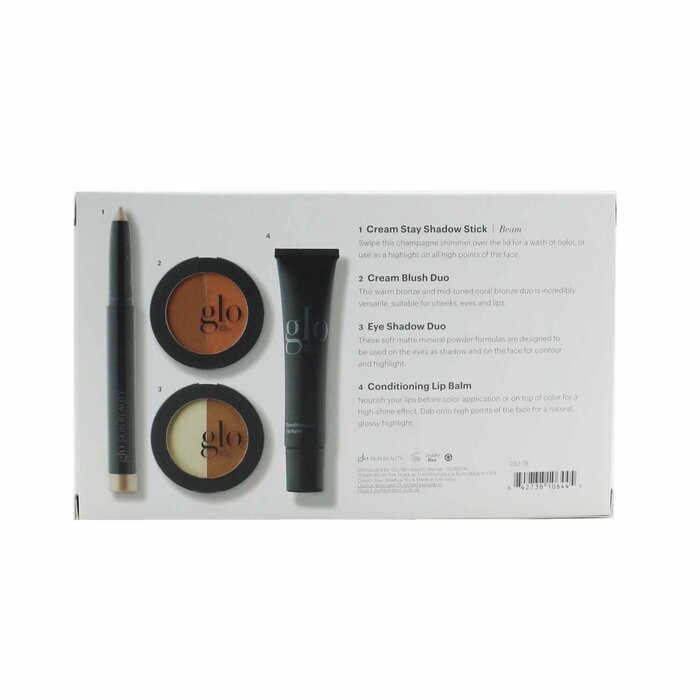 Glo Skin Beauty In The Nudes (Shadow Stick + Cream Blush Duo + Eye Shadow Duo + Lip Balm) 4pcs+1bagProduct Thumbnail