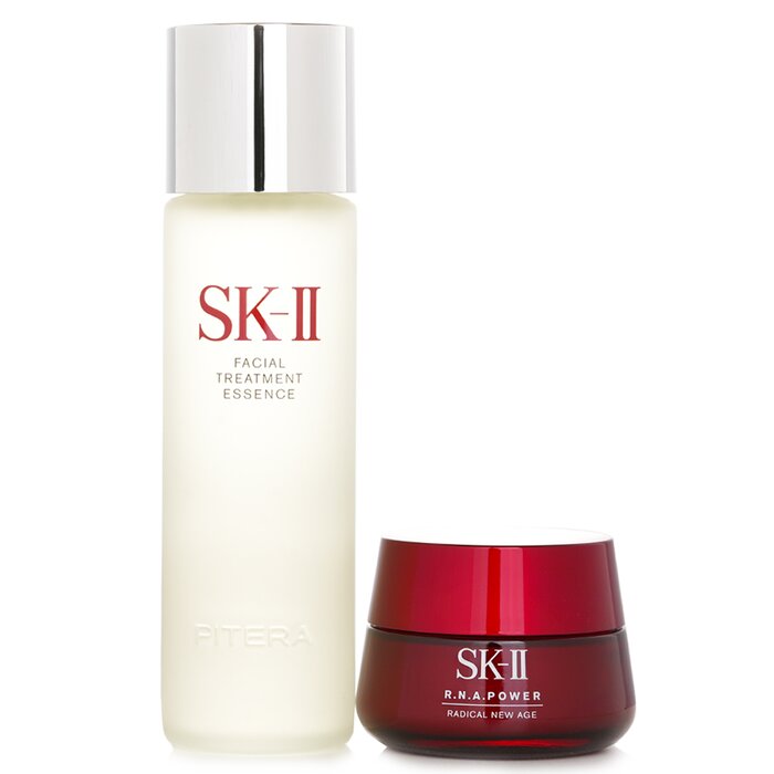 SK II Ageless Beauty Essentials Набор: R.N.A. Power Увлажняющий Крем 80мл + Эссенция для Лица 230мл 2pcsProduct Thumbnail