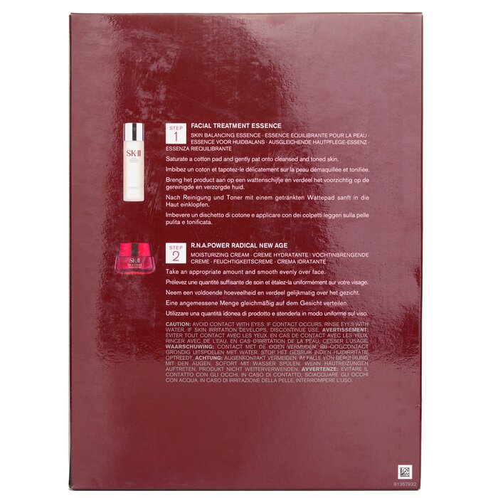 SK II Ageless Beauty Essentials Набор: R.N.A. Power Увлажняющий Крем 80мл + Эссенция для Лица 230мл 2pcsProduct Thumbnail