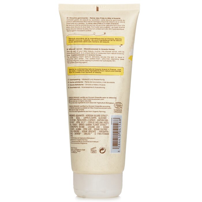 Melvita Meadowsweet & Acacia Honey Shower Scrub 200ml/6.7ozProduct Thumbnail