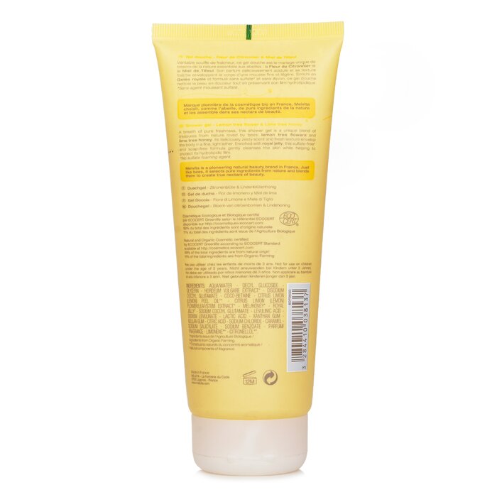 Melvita Lemon Tree Flower & Lime Tree Honey Shower Gel 200ml/6.7ozProduct Thumbnail