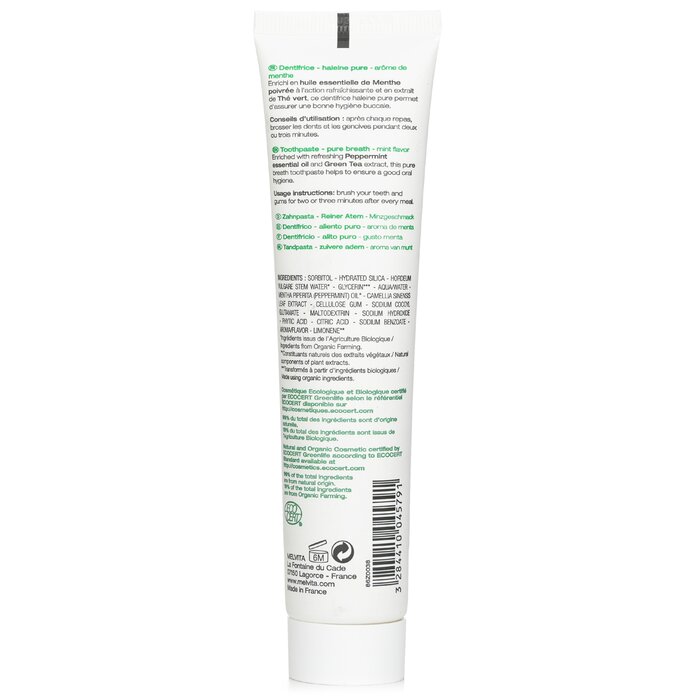 Melvita Pure Breath Toothpaste 75ml/2.5ozProduct Thumbnail