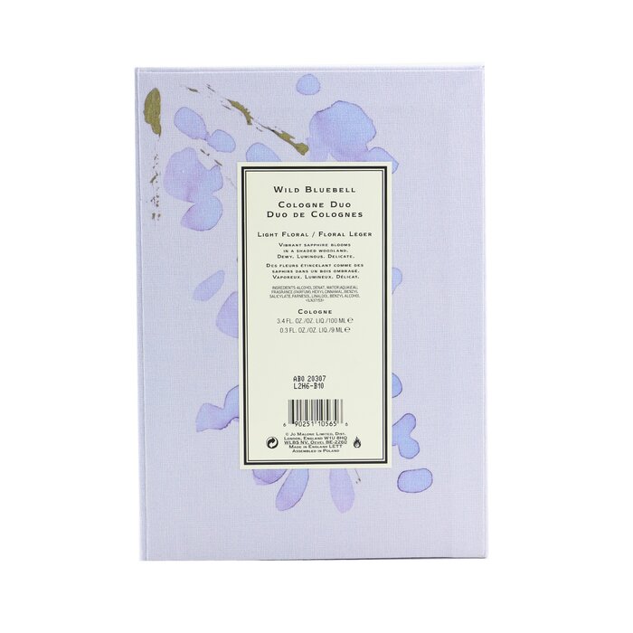 Jo Malone 祖.馬龍  Wild Bluebell古龍水2枝盒裝: 古龍水噴霧 100ml/3.4oz + 古龍水噴霧 9ml/0.3oz 2pcsProduct Thumbnail