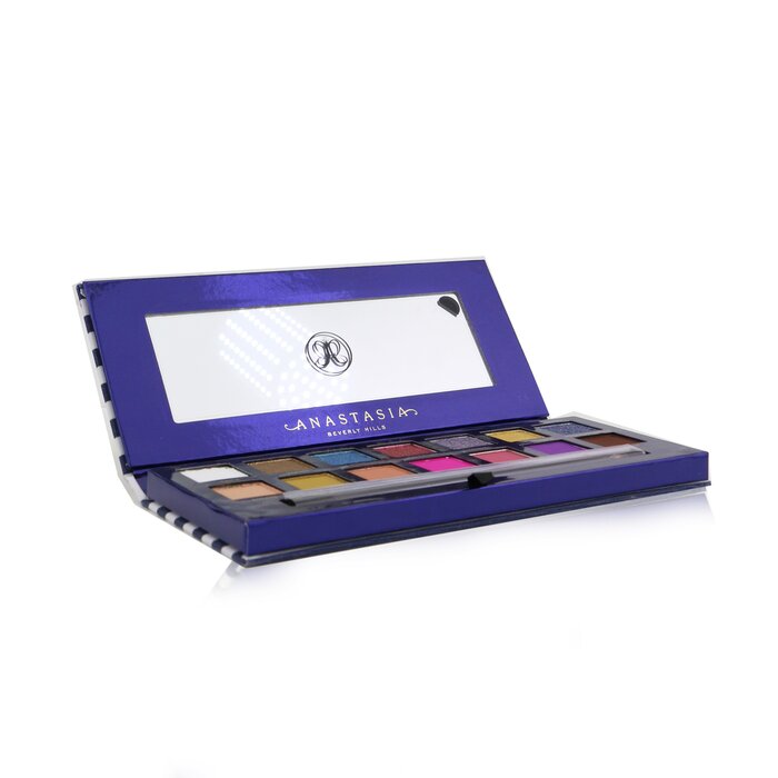 Anastasia Beverly Hills Riviera Paleta de Sombras de Ojos (14x Sombras de Ojos + 1x Brocha de Sombra Dúo) (Sin Caja) Picture ColorProduct Thumbnail