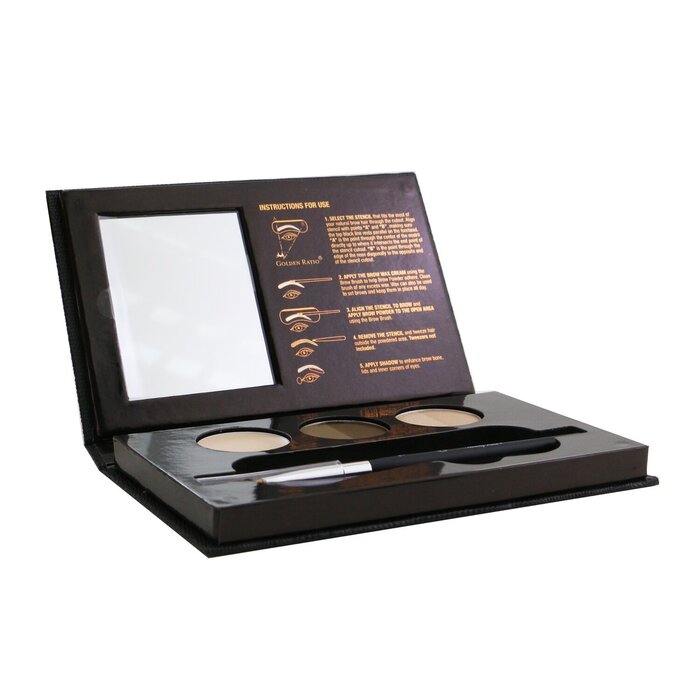 Anastasia Beverly Hills Kit Beauty Express Para Cejas & Ojos (Polvo de Cejas Dúo + Crema Cera de Cejas + Sombra de Ojos Dúo + Plantillas + Brocha Angulada) 5pcsProduct Thumbnail