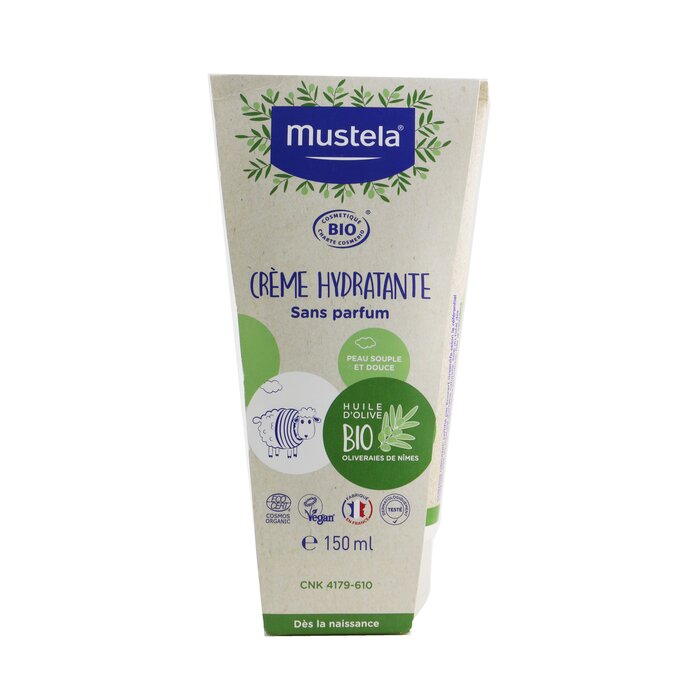 Mustela Organic Hydrating Cream with Olive Oil - Fragrance Free 150ml/5ozProduct Thumbnail