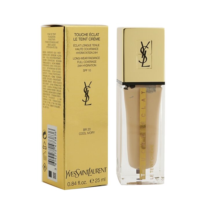 Yves Saint Laurent Touche Eclat Le Teint Creme Long Wear Radiance Foundation SPF10 25ml/0.84ozProduct Thumbnail