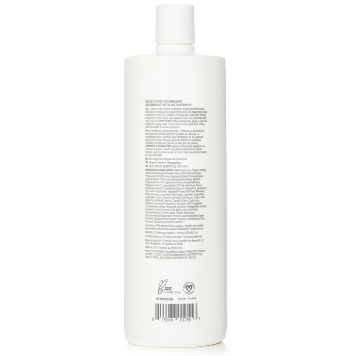 Bosley BosleyMD BosDefense Color Safe Volumizing Conditioner 1000ml/33.8ozProduct Thumbnail