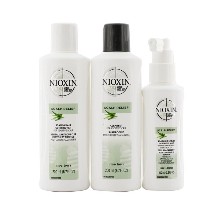 Nioxin Scalp Relief System Kit - For Sensitive Scalp 3pcsProduct Thumbnail